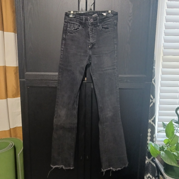 H&M Denim Black straight leg, Skinny jeans - Picture 1 of 12